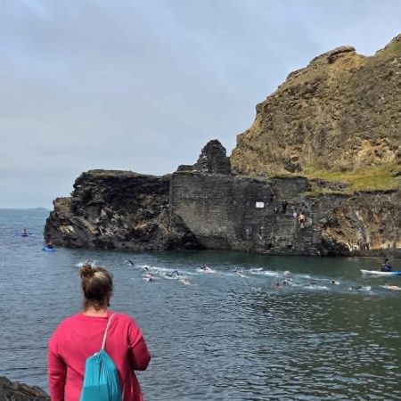 Blue Monster swim, green monster swim, swim to the edge, muuk adventures swims, blue lagoon swim, abereiddy swim.